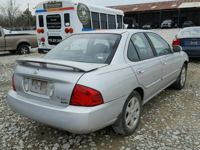 3N1CB51D16L511298 - 2006 NISSAN SENTRA 1.8 SILVER photo 4