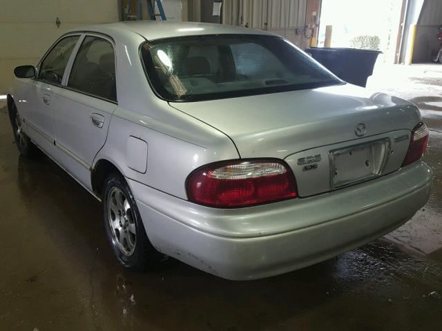 1YVGF22C015240129 - 2001 MAZDA 626 ES SILVER photo 3