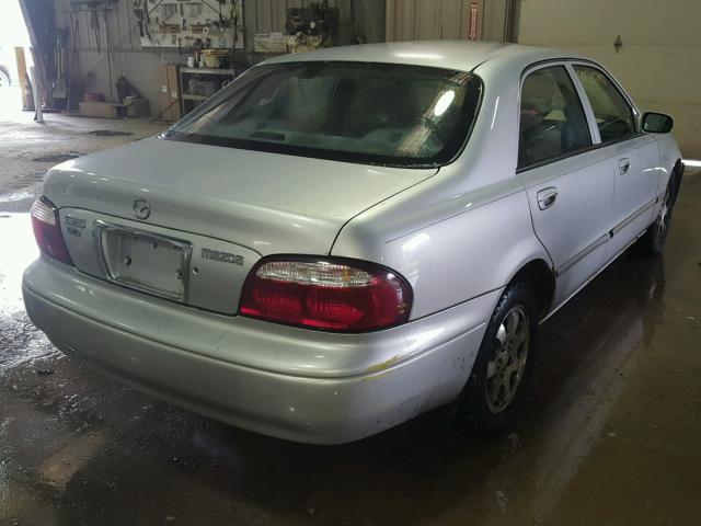 1YVGF22C015240129 - 2001 MAZDA 626 ES SILVER photo 4