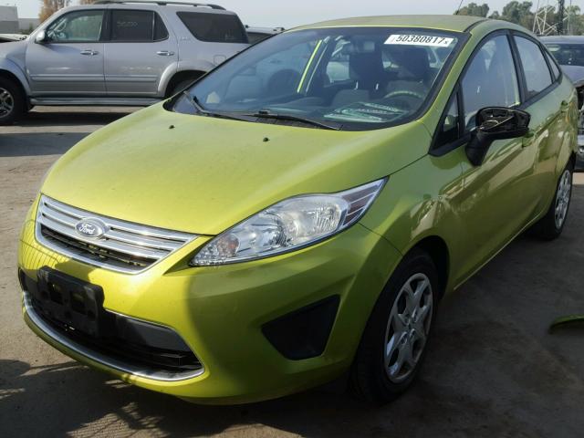 3FADP4BJ9CM126455 - 2012 FORD FIESTA SE GREEN photo 2