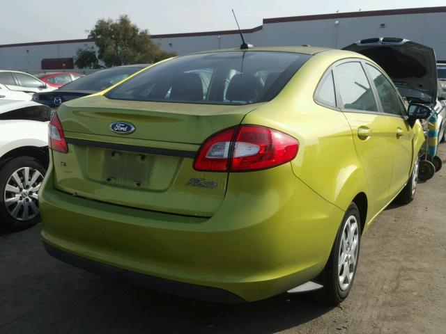 3FADP4BJ9CM126455 - 2012 FORD FIESTA SE GREEN photo 4