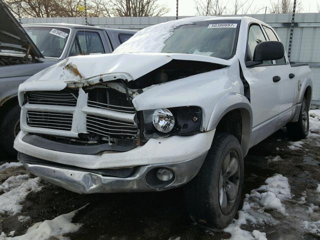 1D7HU18D94S607602 - 2004 DODGE RAM 1500 S WHITE photo 2