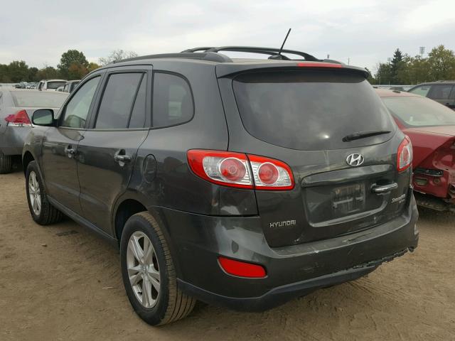 5XYZK3AB5BG090472 - 2011 HYUNDAI SANTA FE L GRAY photo 3