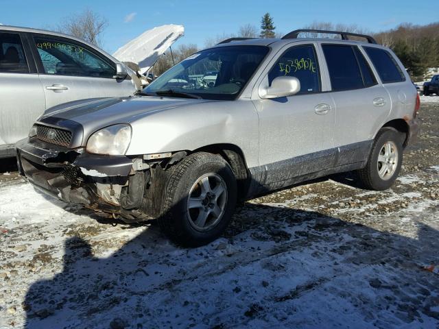 KM8SC73E13U494832 - 2003 HYUNDAI SANTA FE G GRAY photo 2