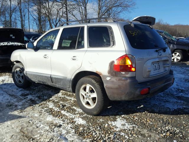 KM8SC73E13U494832 - 2003 HYUNDAI SANTA FE G GRAY photo 3