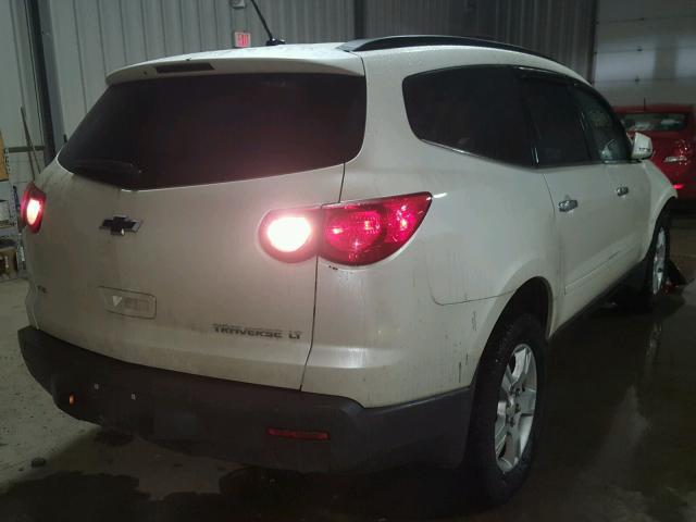 1GNKVGED8BJ207058 - 2011 CHEVROLET TRAVERSE L WHITE photo 4