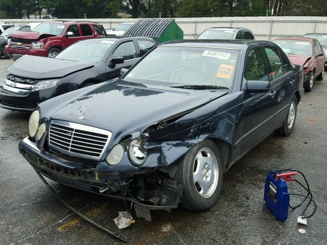 WDBJF72F4VA357811 - 1997 MERCEDES-BENZ E 420 BLUE photo 2