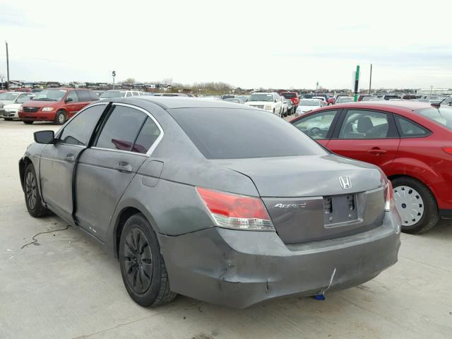 1HGCP26399A097925 - 2009 HONDA ACCORD LX GRAY photo 3