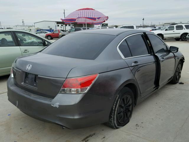 1HGCP26399A097925 - 2009 HONDA ACCORD LX GRAY photo 4