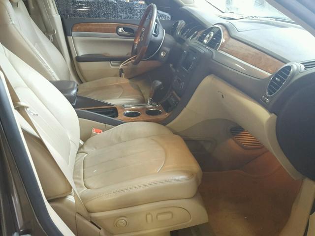 5GAEV23728J170346 - 2008 BUICK ENCLAVE CX BROWN photo 5