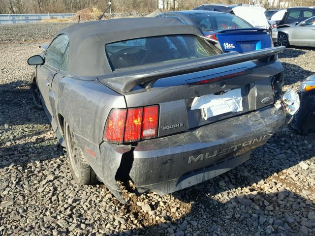 1FAFP45X03F341294 - 2003 FORD MUSTANG GT CHARCOAL photo 3