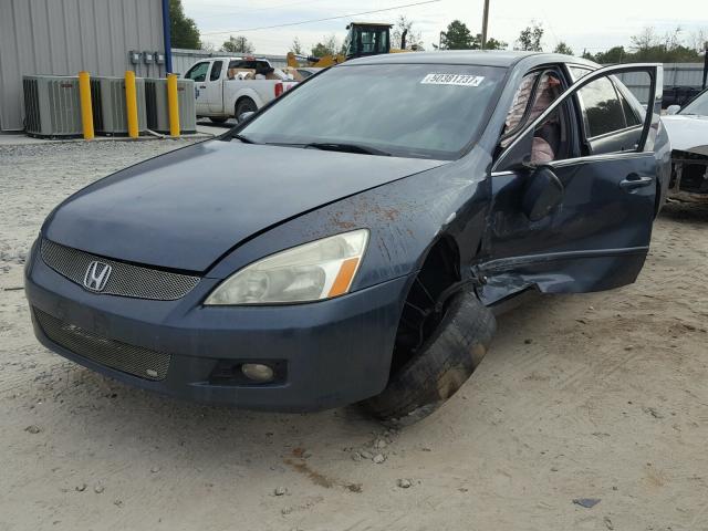 JHMCM56397C010257 - 2007 HONDA ACCORD SE BLUE photo 2