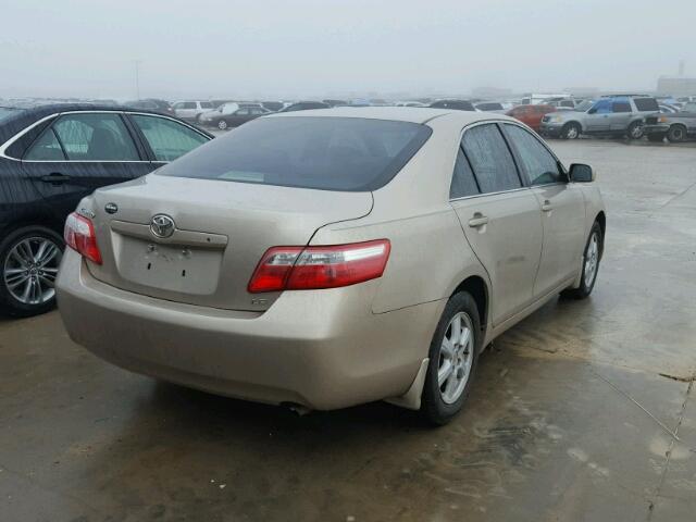 4T1BE46KX9U865313 - 2009 TOYOTA CAMRY BASE TAN photo 4