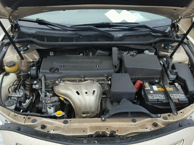 4T1BE46KX9U865313 - 2009 TOYOTA CAMRY BASE TAN photo 7