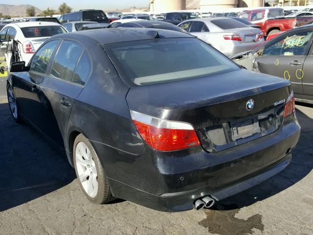 WBANB33514B111883 - 2004 BMW 545 I BLACK photo 3