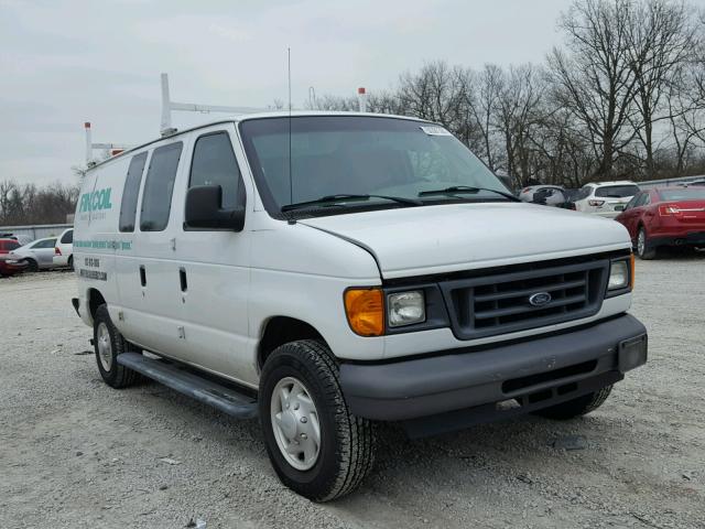 1FTNE24W57DA29840 - 2007 FORD ECONOLINE WHITE photo 1