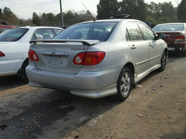 1NXBR32E43Z147116 - 2003 TOYOTA COROLLA CE GRAY photo 4