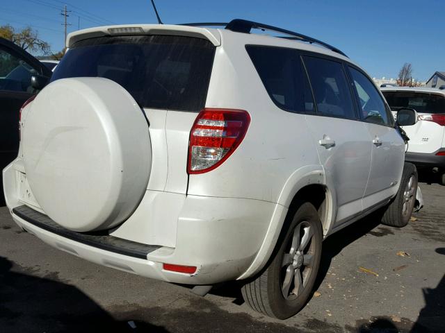 2T3YK4DV1BW010626 - 2011 TOYOTA RAV4 LIMIT WHITE photo 4