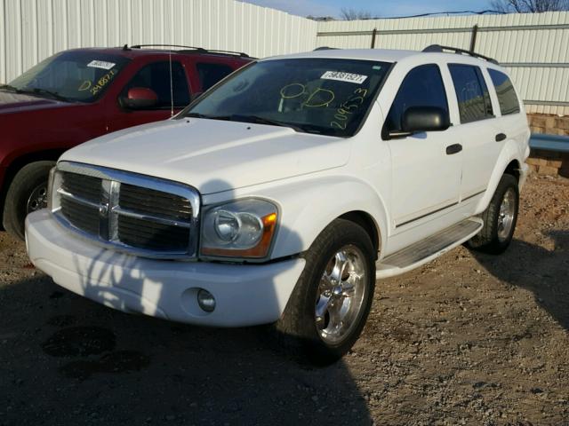 1D4HB58D04F209553 - 2004 DODGE DURANGO LI WHITE photo 2