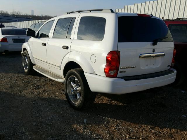 1D4HB58D04F209553 - 2004 DODGE DURANGO LI WHITE photo 3