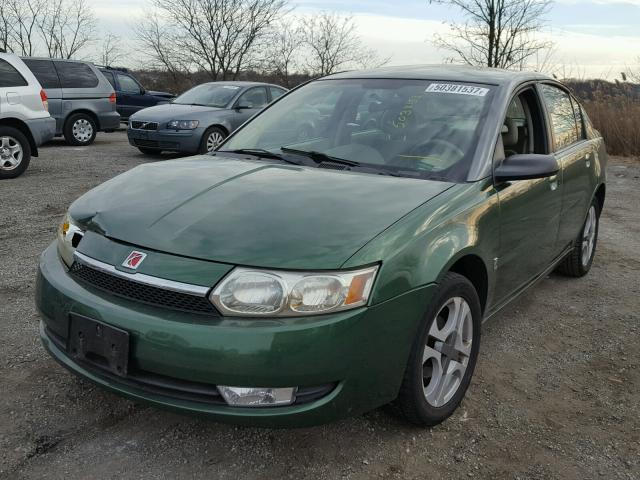 1G8AL52F83Z115305 - 2003 SATURN ION LEVEL GREEN photo 2