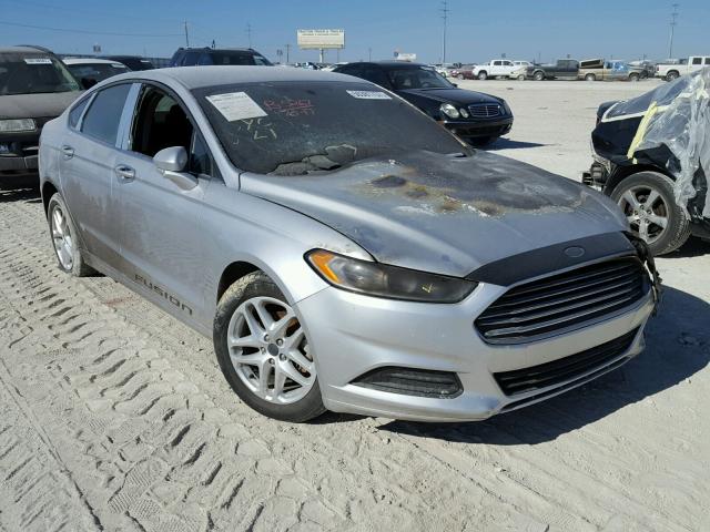 3FA6P0H79ER376880 - 2014 FORD FUSION SE SILVER photo 1