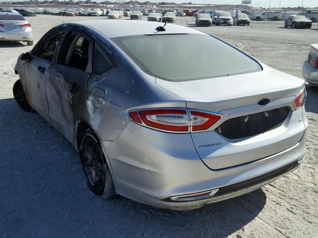 3FA6P0H79ER376880 - 2014 FORD FUSION SE SILVER photo 3