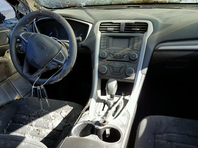 3FA6P0H79ER376880 - 2014 FORD FUSION SE SILVER photo 9