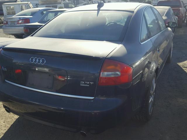 WAUCD64B94N097673 - 2004 AUDI A6 S-LINE BLUE photo 4