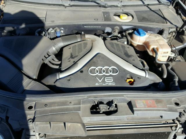 WAUCD64B94N097673 - 2004 AUDI A6 S-LINE BLUE photo 7