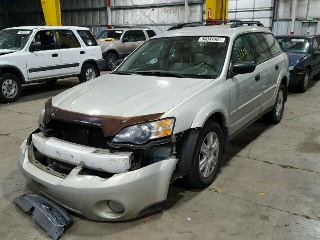 4S4BP61C557339914 - 2005 SUBARU LEGACY OUT TAN photo 2