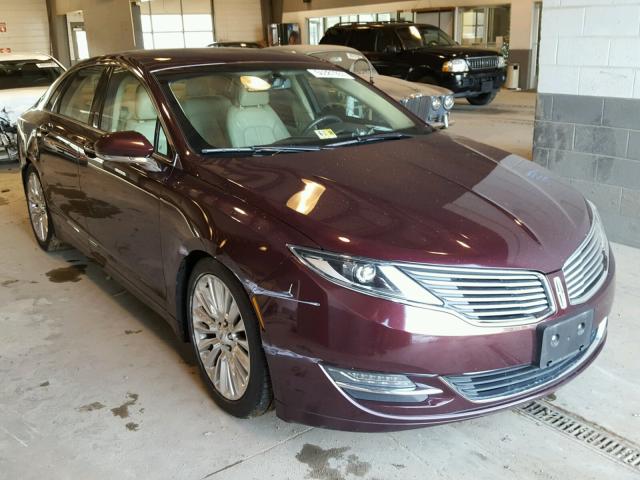 3LN6L2G91DR827847 - 2013 LINCOLN MKZ BURGUNDY photo 1