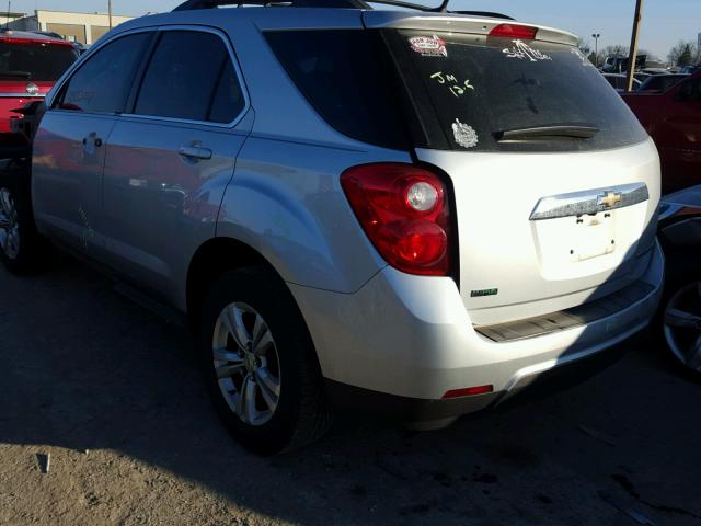 2GNALDEK1C1155671 - 2012 CHEVROLET EQUINOX LT SILVER photo 3