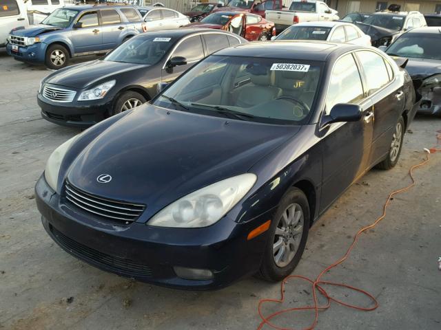 JTHBF30G230108578 - 2003 LEXUS ES 300 BLUE photo 2