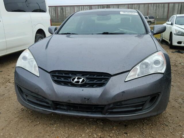 KMHHT6KD9AU030925 - 2010 HYUNDAI GENESIS CO GRAY photo 10