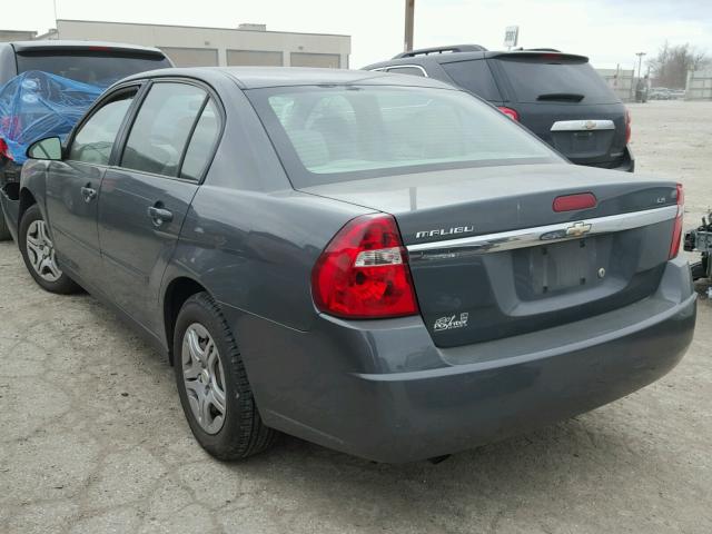 1G1ZS58F27F105890 - 2007 CHEVROLET MALIBU LS GRAY photo 3