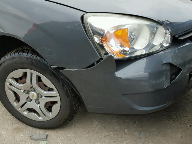 1G1ZS58F27F105890 - 2007 CHEVROLET MALIBU LS GRAY photo 9