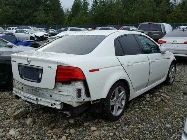 19UUA66295A035066 - 2005 ACURA TL WHITE photo 4