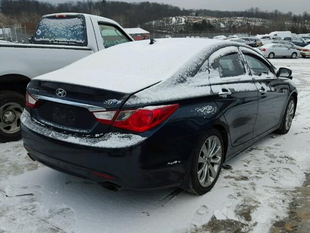 5NPEC4AB5CH415486 - 2012 HYUNDAI SONATA SE BLACK photo 4