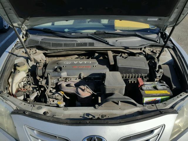 4T1BE46K17U545682 - 2007 TOYOTA CAMRY NEW SILVER photo 7