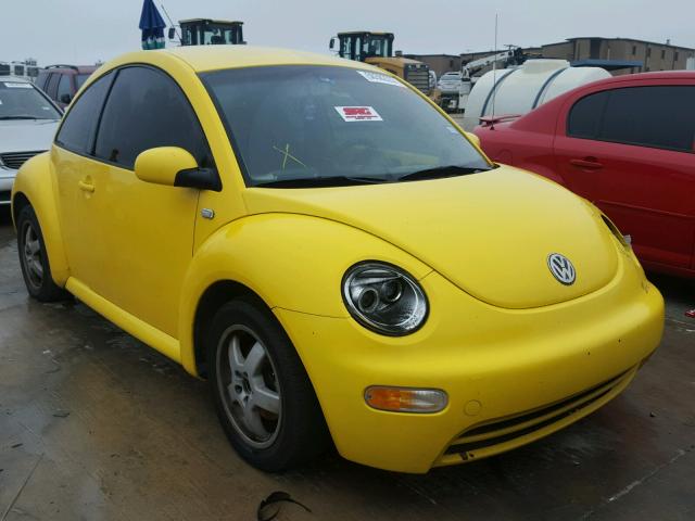 3VWBB21C42M434510 - 2002 VOLKSWAGEN NEW BEETLE YELLOW photo 1