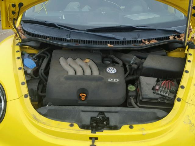 3VWBB21C42M434510 - 2002 VOLKSWAGEN NEW BEETLE 黄色 照片 7