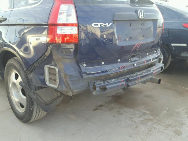 3CZRE38368G705427 - 2008 HONDA CR-V LX BLUE photo 9