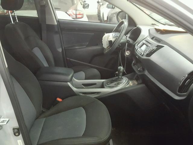 KNDPBCAC2F7705448 - 2015 KIA SPORTAGE L SILVER photo 5