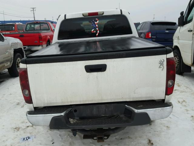 1GTDT136048158988 - 2004 GMC CANYON WHITE photo 6