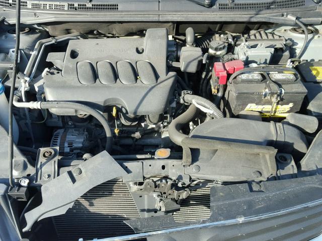 3N1AB6AP0AL716420 - 2010 NISSAN SENTRA 2.0 SILVER photo 7