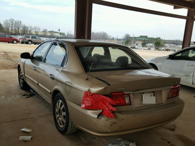 KNAGD126615025903 - 2001 KIA OPTIMA MAG GOLD photo 3