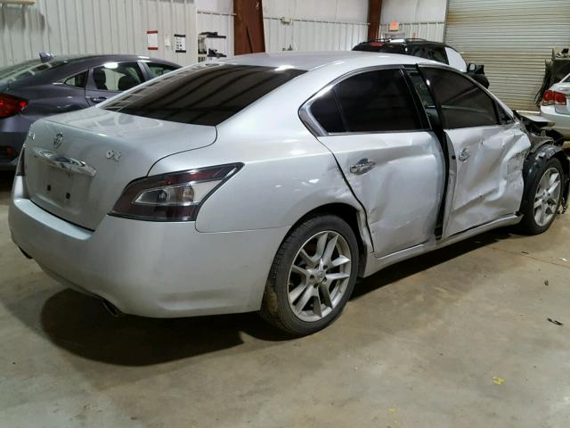 1N4AA5AP7EC491916 - 2014 NISSAN MAXIMA S GRAY photo 4