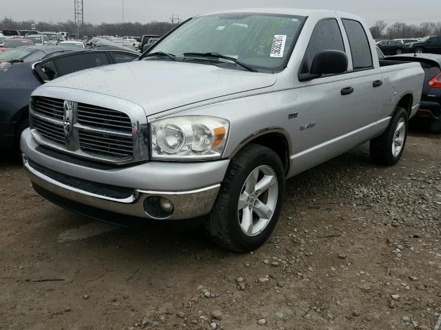 1D7HA18288S532002 - 2008 DODGE RAM 1500 SILVER photo 2