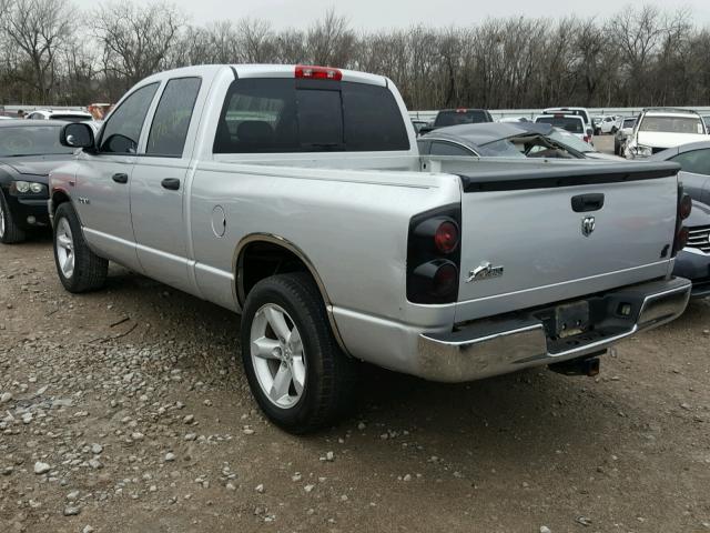 1D7HA18288S532002 - 2008 DODGE RAM 1500 SILVER photo 3